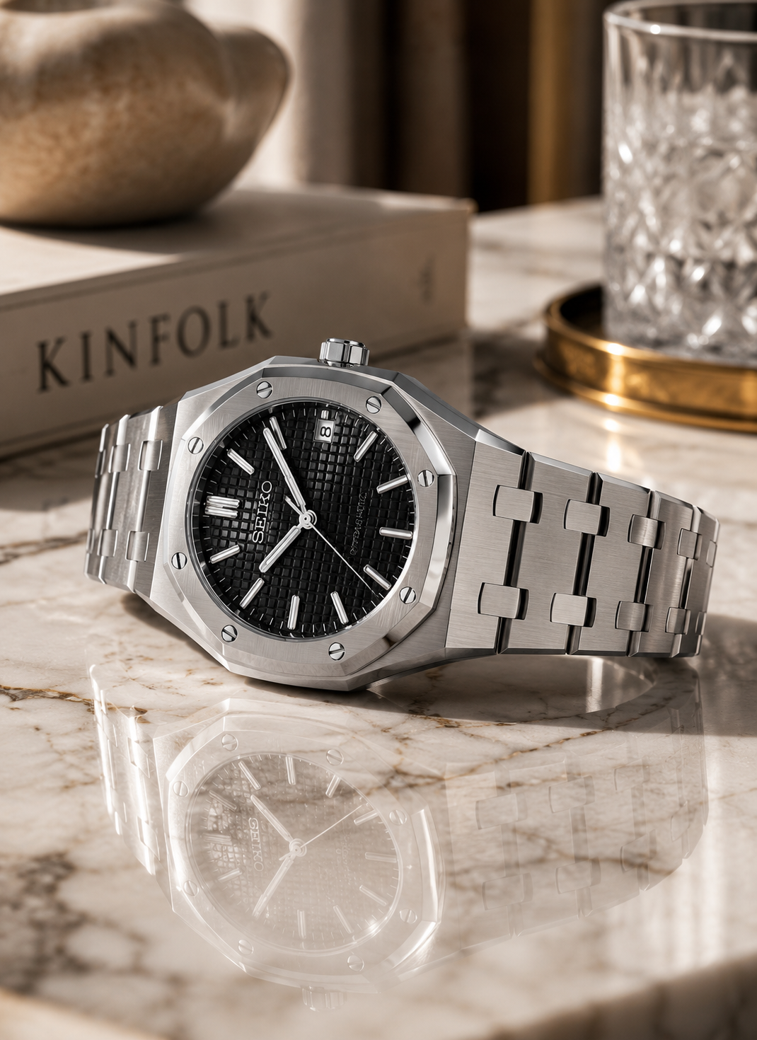 Seiko Royal Oak I Gris & Noir