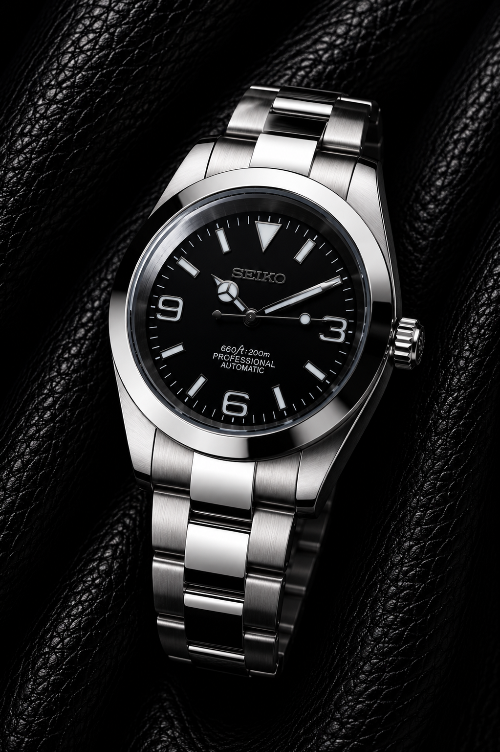 Seiko Explorer I Gris & Noir