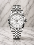 Seiko DateJust I Blanc Texturé