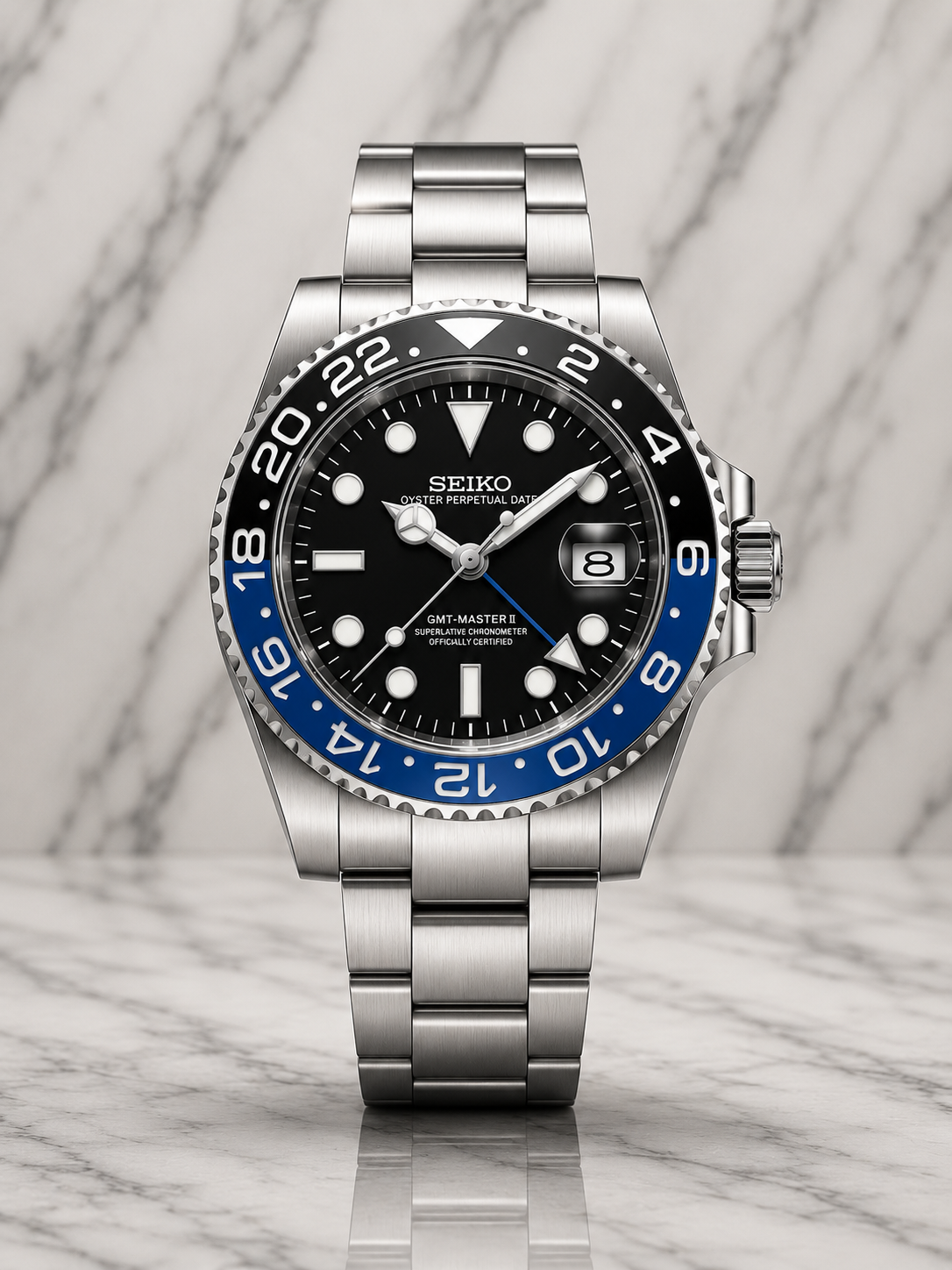 Seiko GMT Master II I Batman