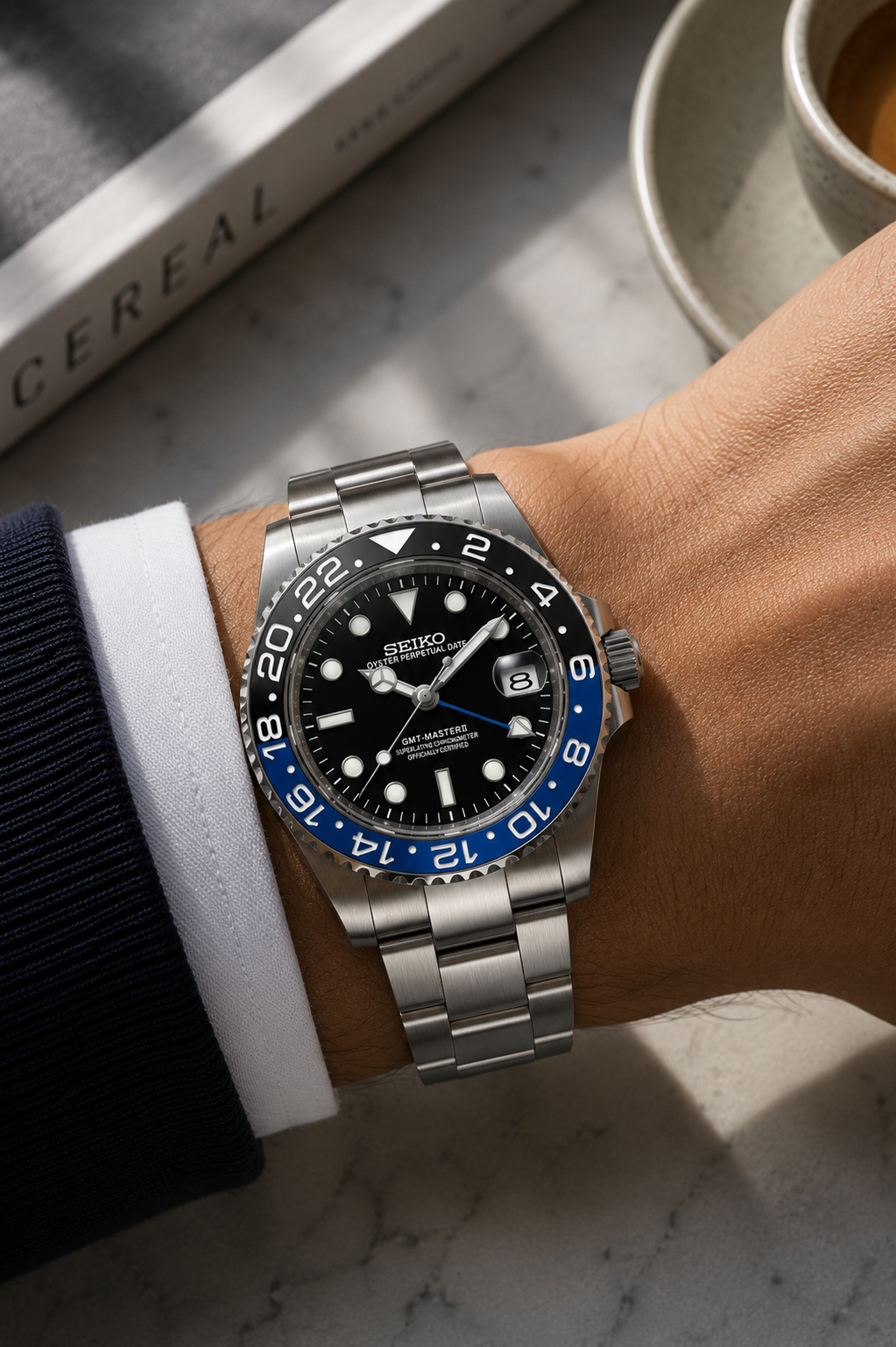 Seiko GMT Master II I Batman