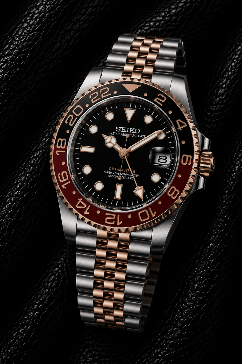 Seiko GMT Master II I TwoTone Coke