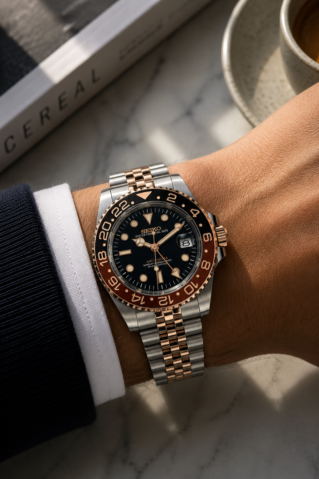 Seiko GMT Master II I TwoTone Coke