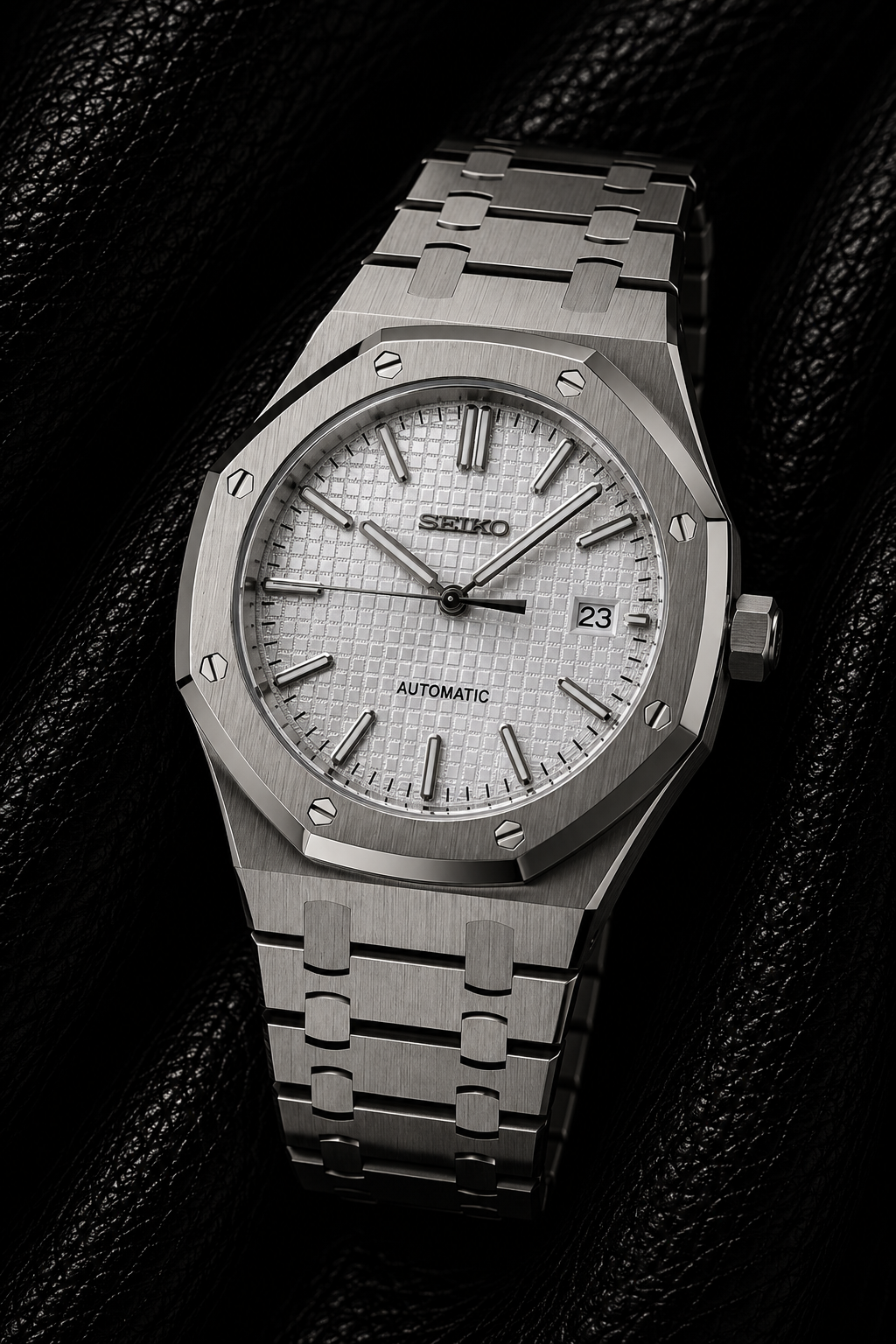 Seiko Royal Oak I Gris & Blanc