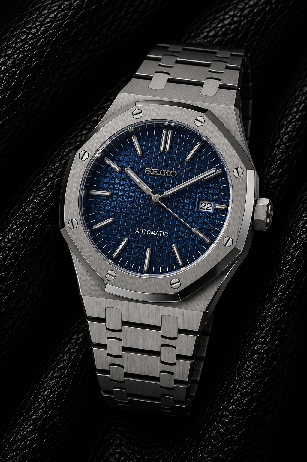 Seiko Royal Oak I Gris & Bleu