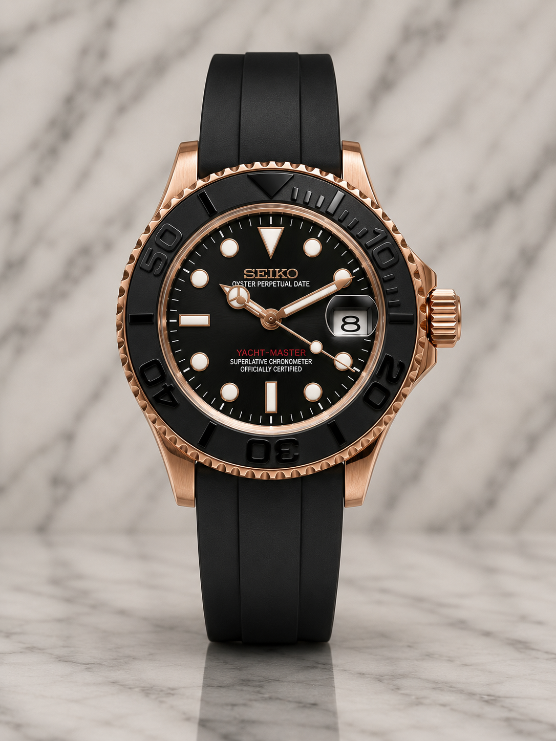 Seiko Yacht Master I Rose et Noir