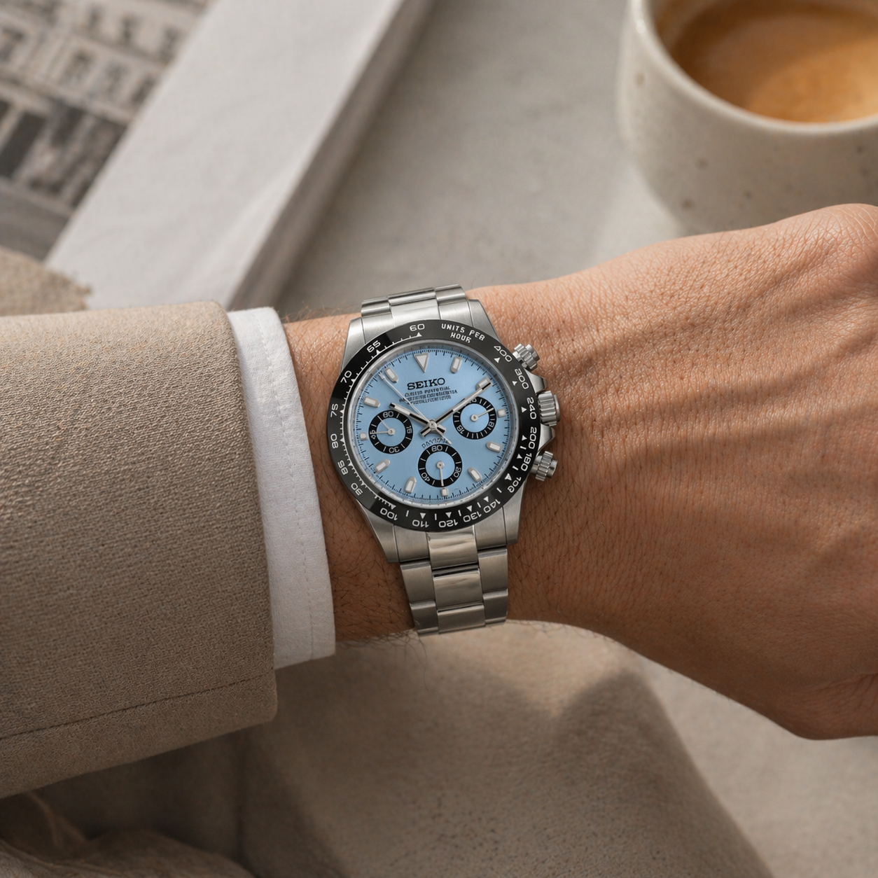 Seiko Daytona I Ice Blue