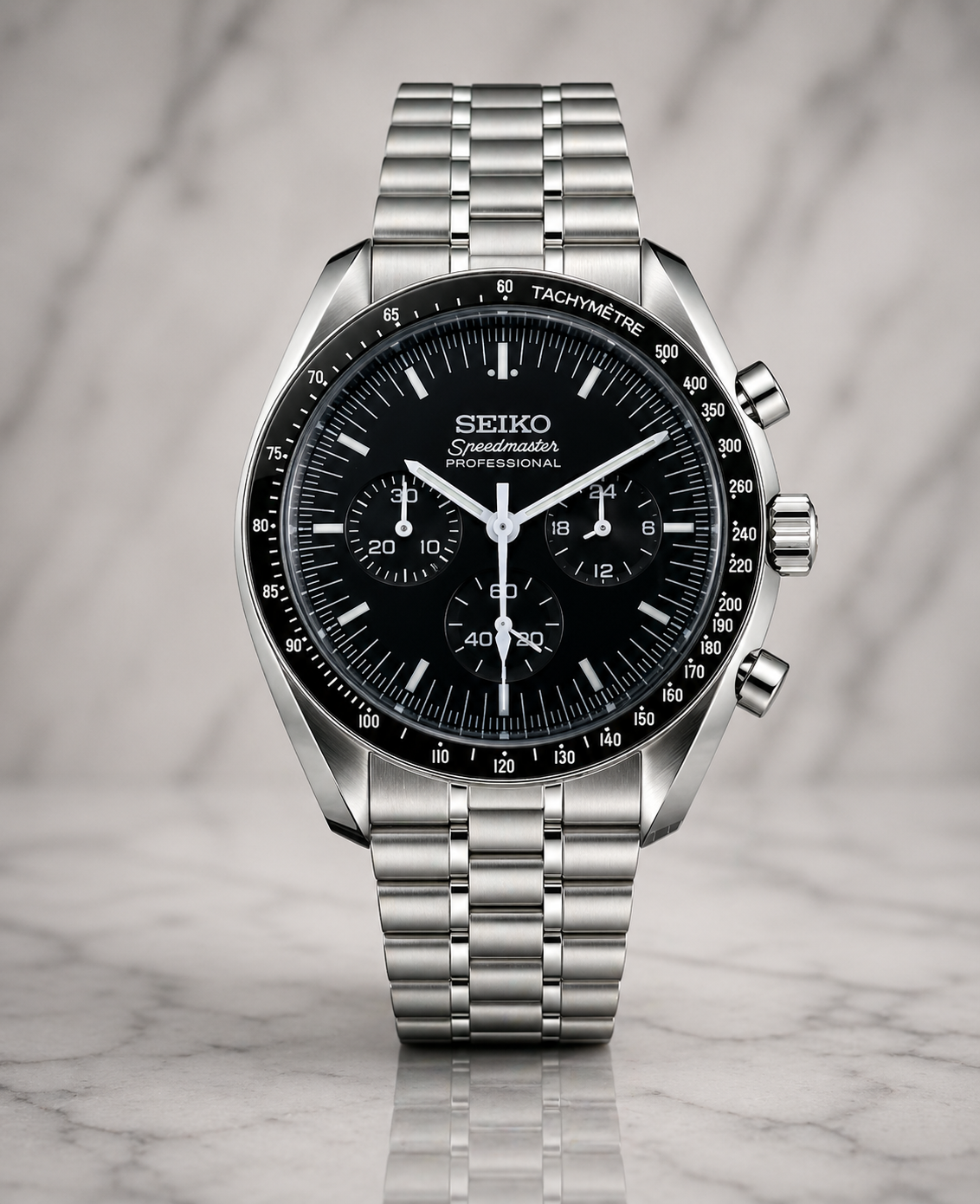 Seiko SpeedMaster I Gris & Noir