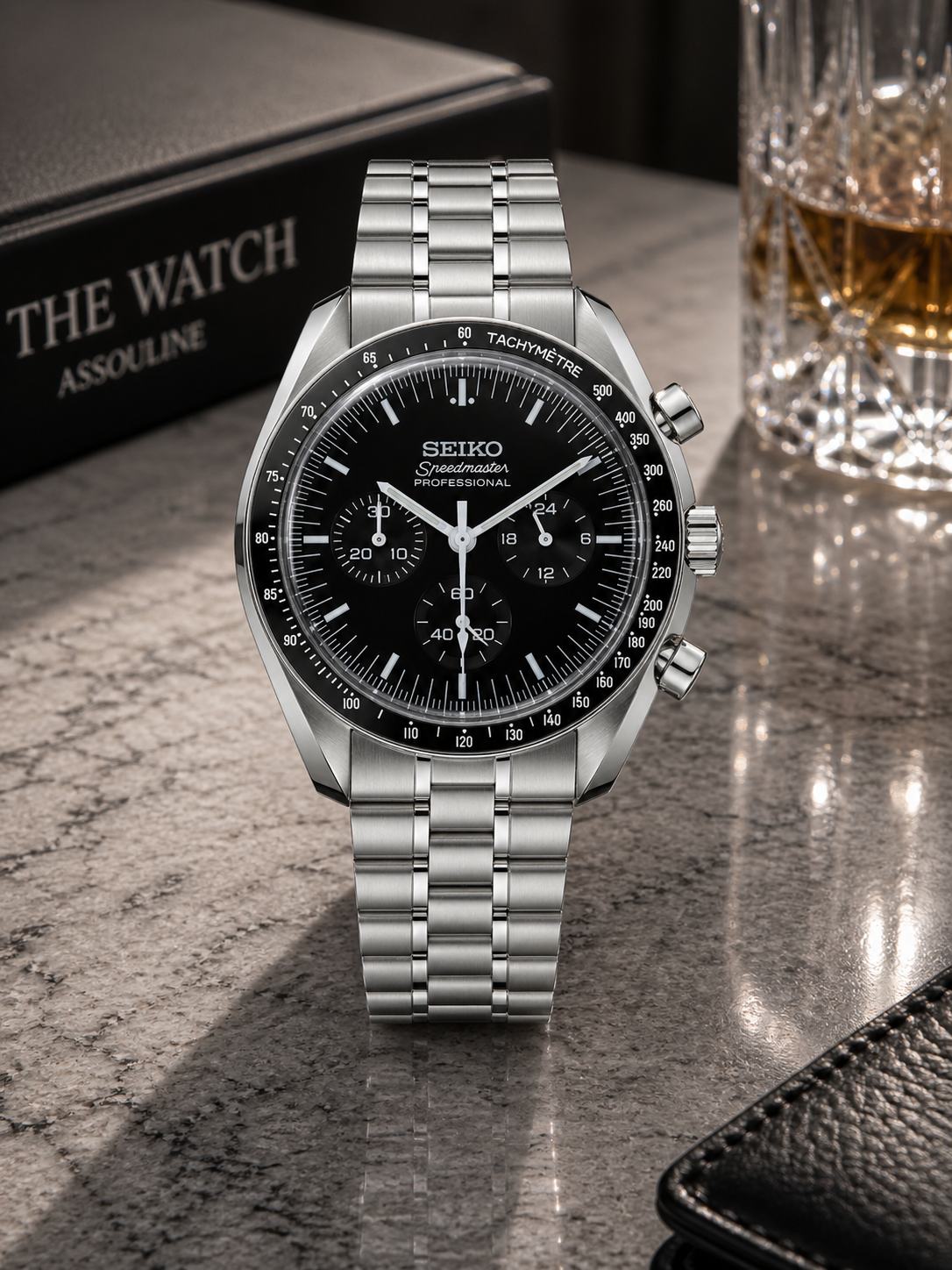Seiko SpeedMaster I Gris & Noir