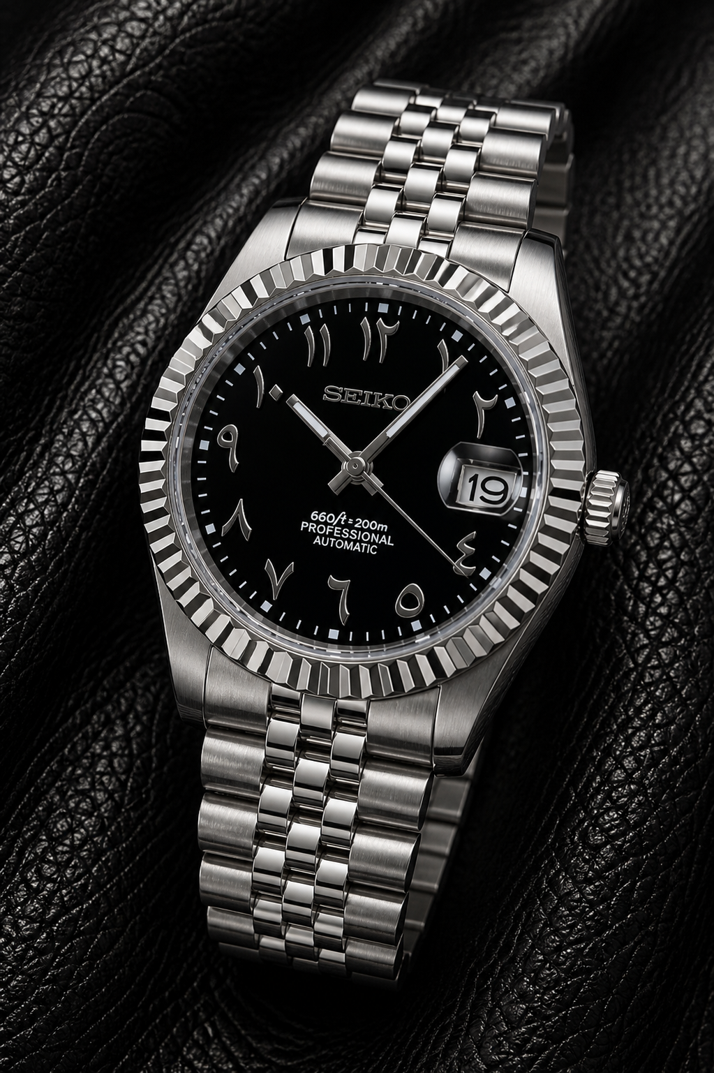 Seiko DateJust Arabic I Gris & Noir