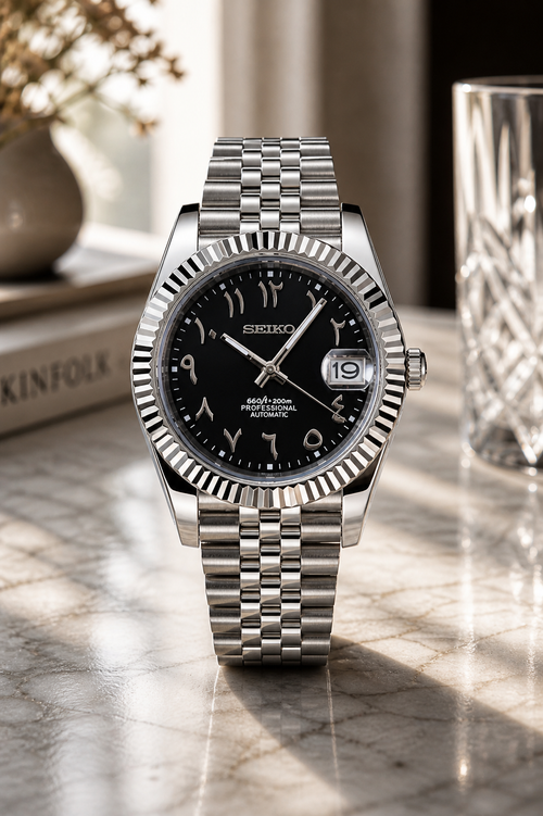 Seiko DateJust Arabic I Gris & Noir