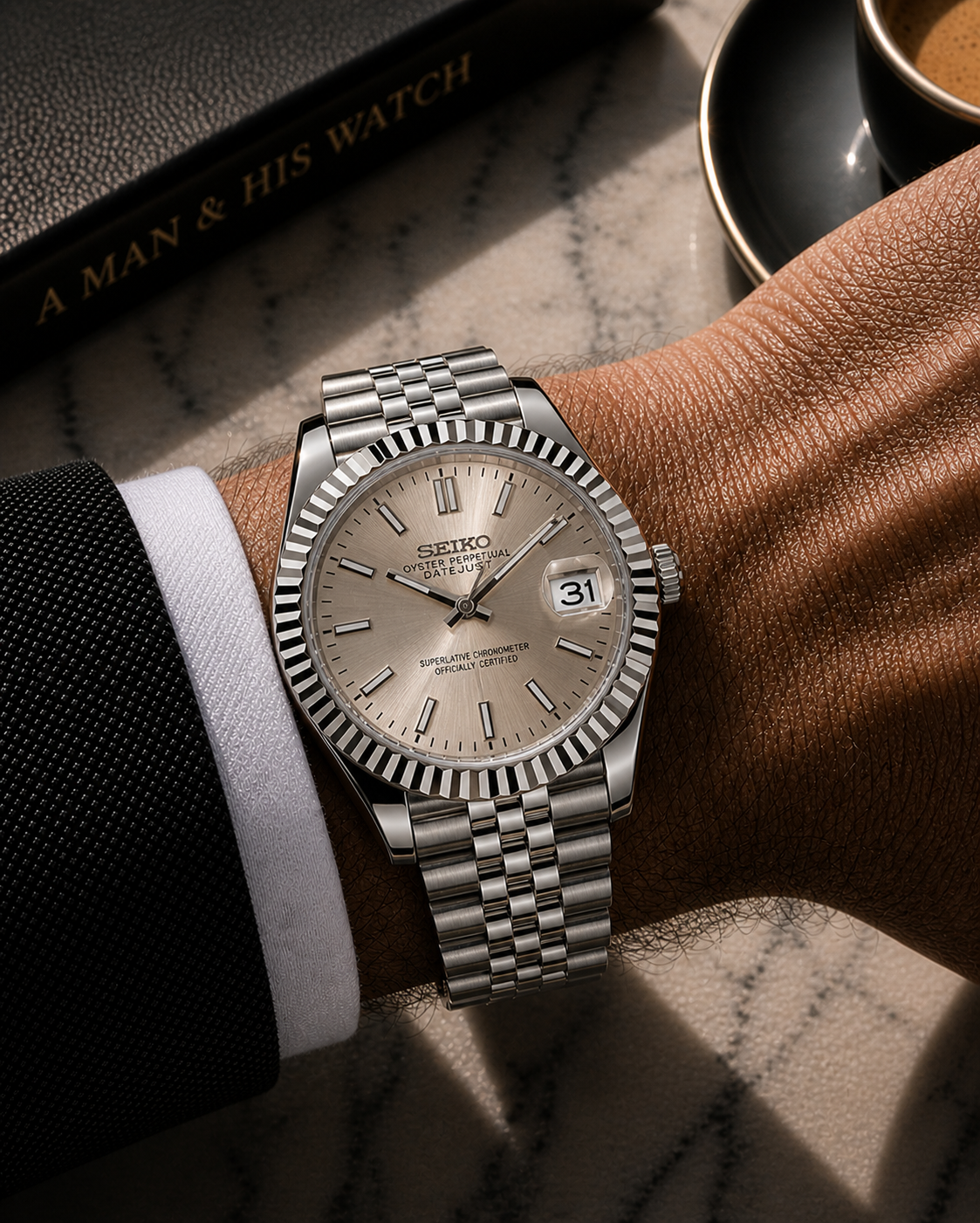 Seiko DateJust I Champagne