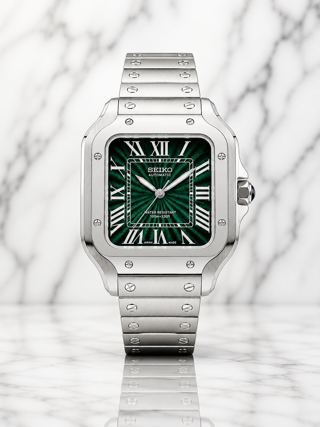 Seiko Santos I Vert Ripple
