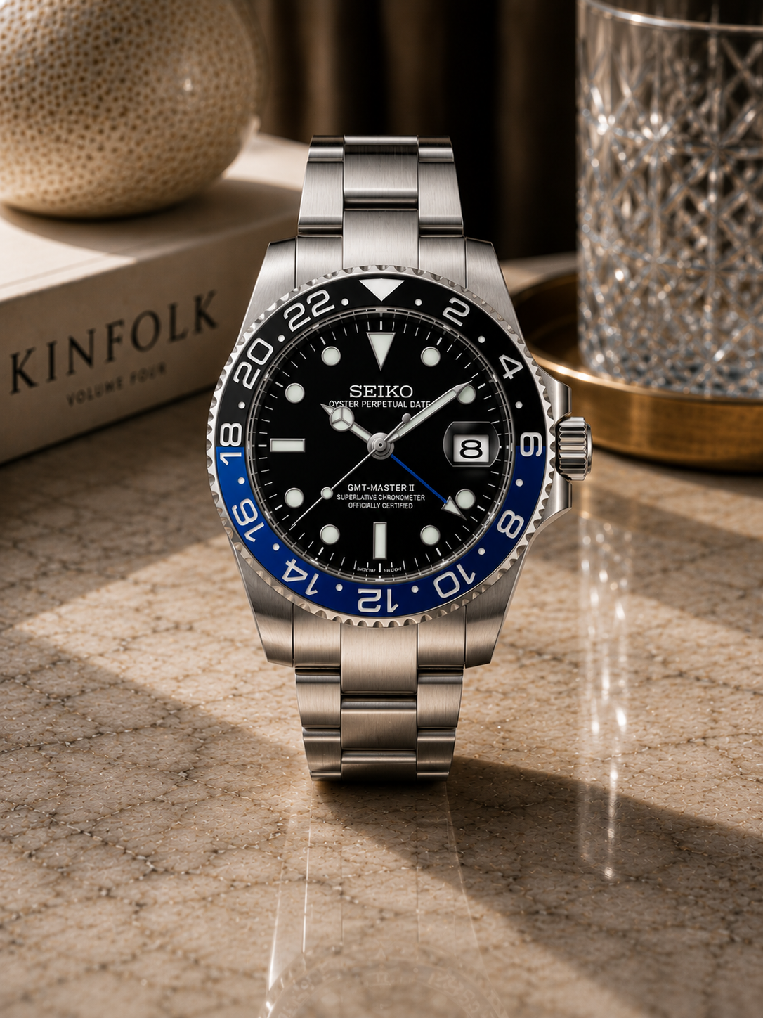 Seiko GMT Master II I Batman