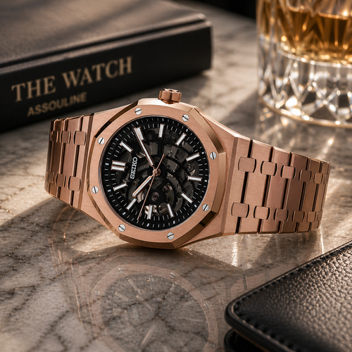 Oak Mod Skeleton I Or Rose & Noir