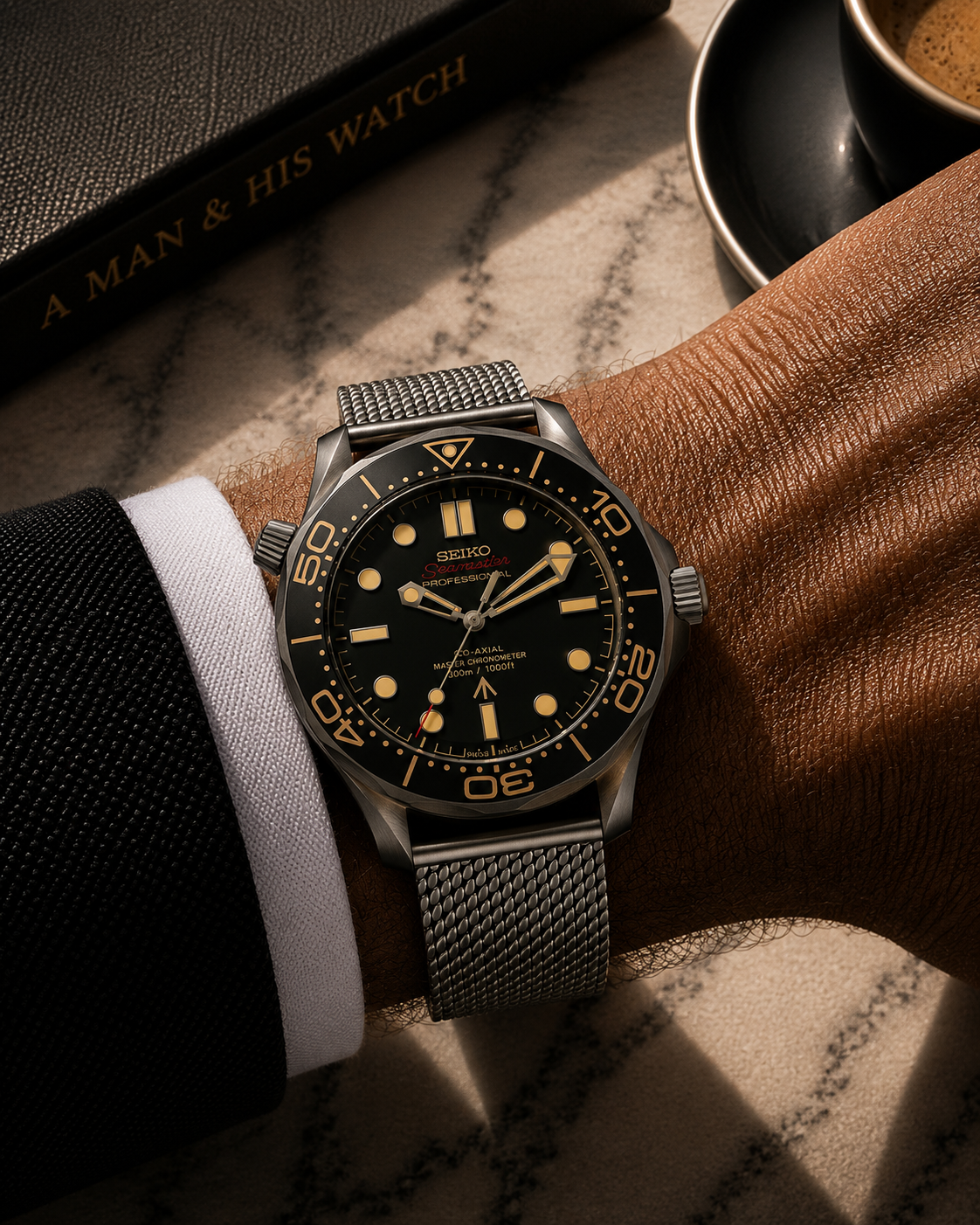 Seiko SeaMaster I Orange & Noir