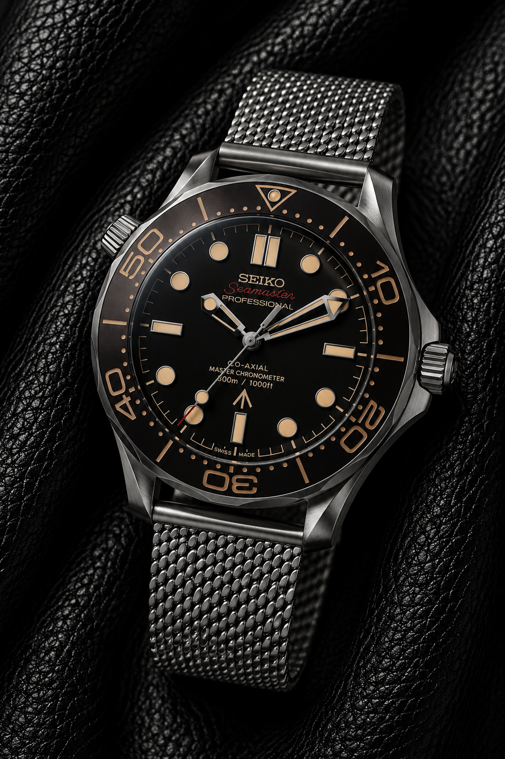Seiko SeaMaster I Orange & Noir