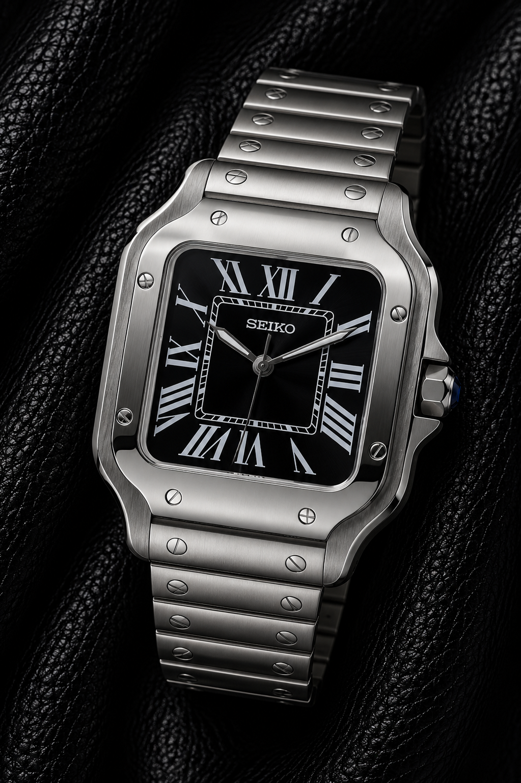 Seiko Santos I Gris & Noir