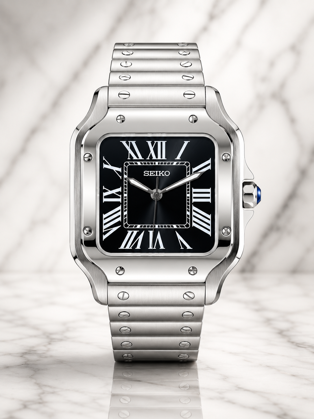 Seiko Santos I Gris & Noir