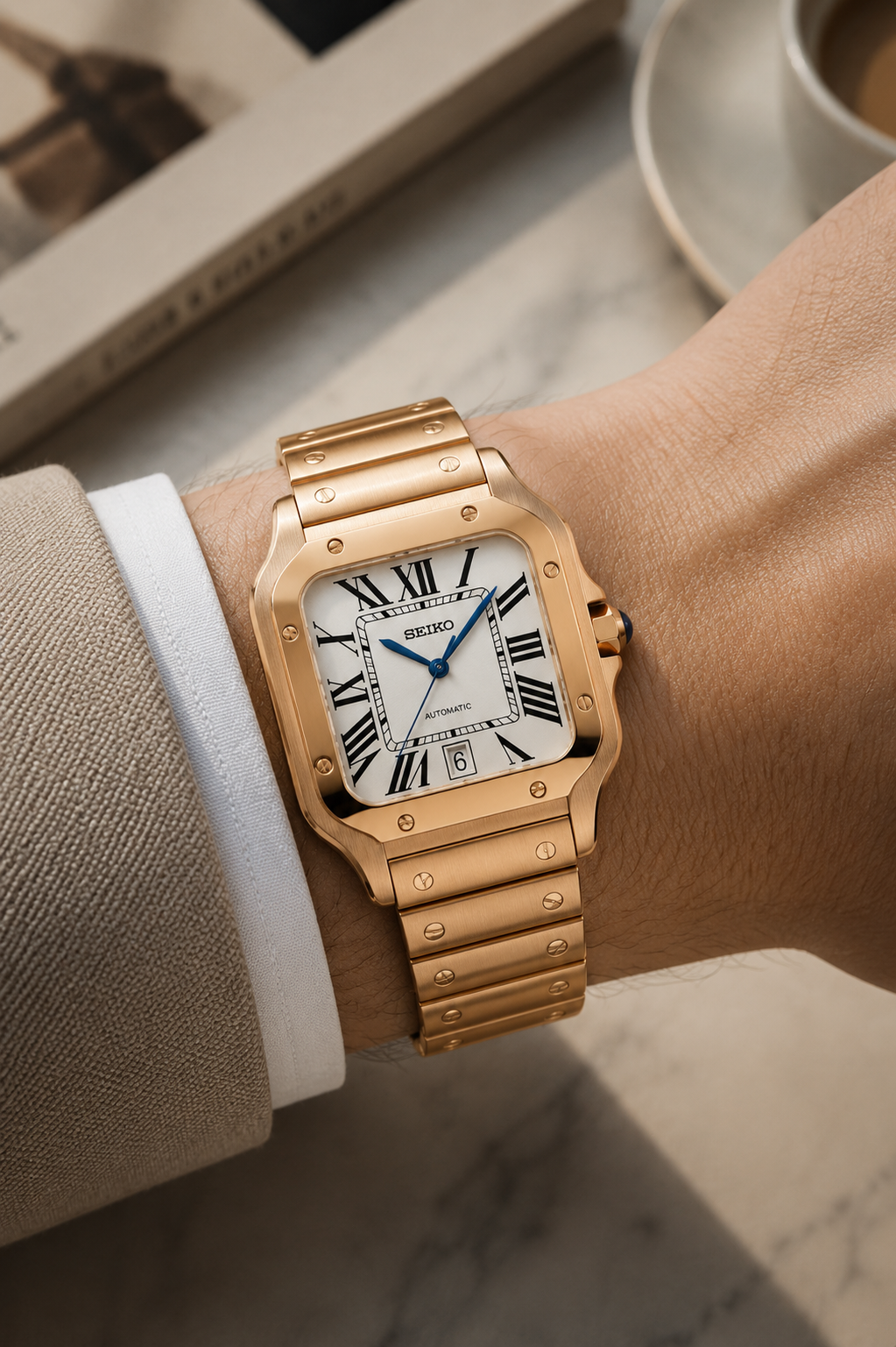 Seiko Santos I Rose Gold