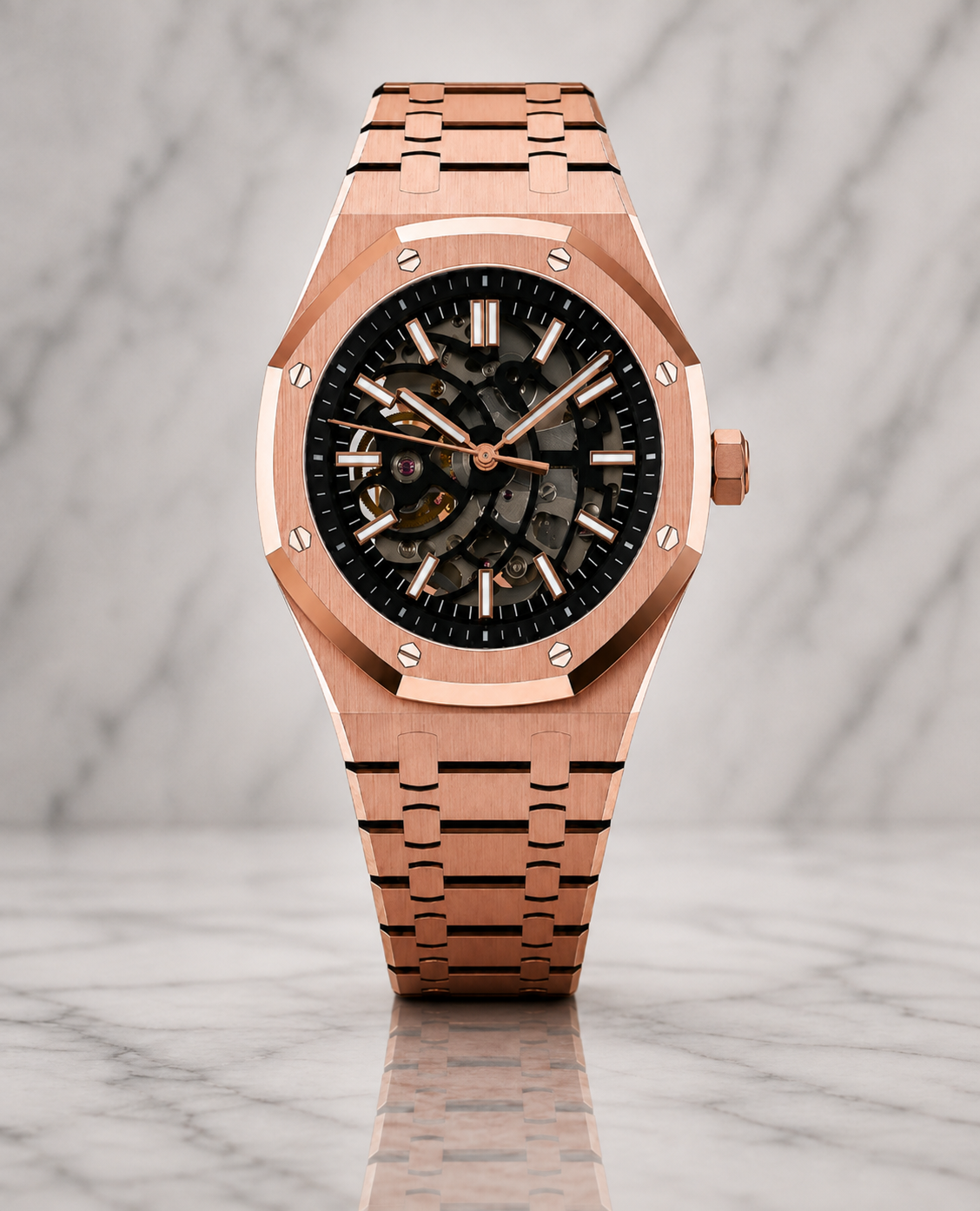 Oak Mod Skeleton I Or Rose & Noir