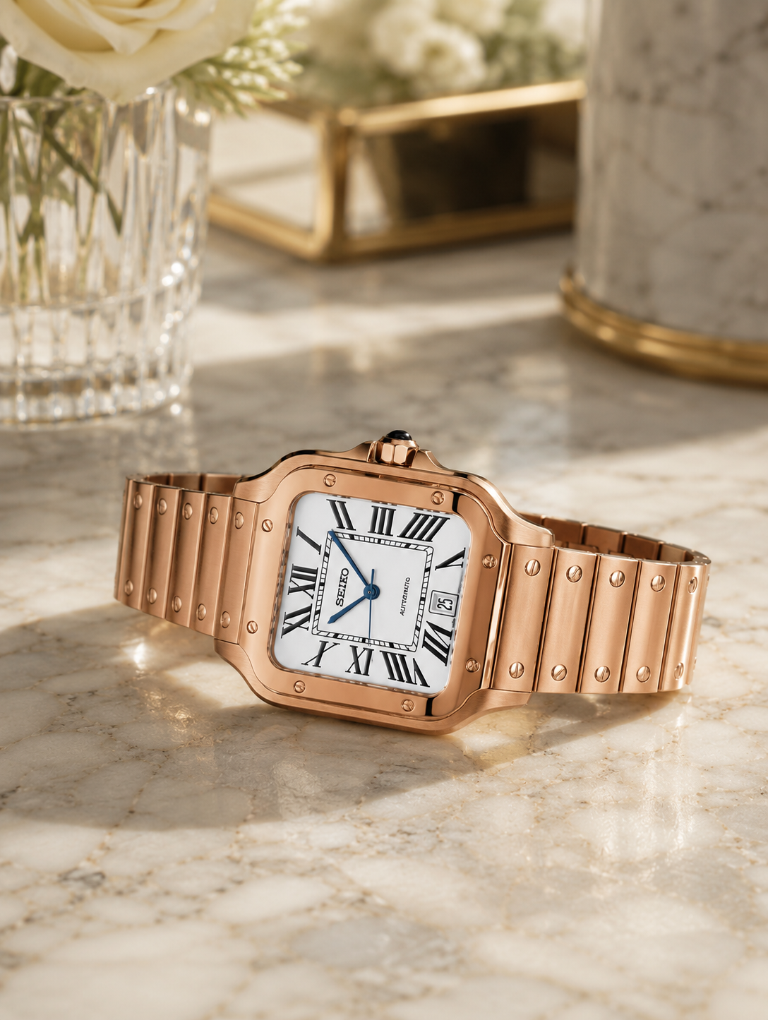 Seiko Santos I Rose Gold